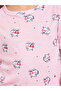 Girls Pink Graphic print T-Shirt and Pants Pyjama Set - 3