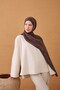 Naia Cotton Shawl Lyra Brown-Purple - 4