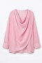Shoulder Shawl Detailed Tunic Y0156 - Light Pink - 4