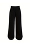 Girls' Wide Leg Sweatpants with Bow Print - 2