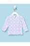 Infant Girls Lilac Checked T-Shirt - 4