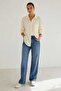 Women's Premium 100% Cotton Self-Striped Oversize Shirt Standard Size - 6