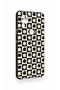 Omix X300 Compatible Flower Motif Checkered Pattern Silicone Case - 3