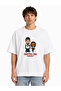 Unisex Women's Men's Bape Centrel Cee Special Design Printed Oversized Thick Fabric Relaxed Fit T-Shirt