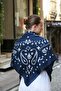 Lusso Shoulder Shawl - Dark Blue - 4