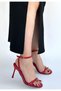 Genja Red Patent Leather Heeled Shoes - 3