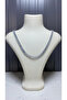 Zircon Stone Waterway 316L Steel Silver Color Necklace Does Not Tarnish - 4