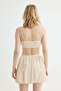 Bubble-hem mini skirt - 4