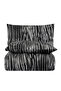 Tiger Single 100% Cotton Ranforce Duvet Cover Set Gray/Black 57 Thread Count (2 Pieces) 160X220/50X70 Gray/Black - 4
