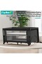 5-in-1 Baby Crib, Baby Bed and Bassinet with Changing Table, Adjustable Infant Travel Cribs and Nursery Center, Portable Baby Cot Playard with Comfortable Mattress, Large Capacity Storage Shelf, Wheel - 6