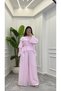 Voile Fabric Pants Suit - 5