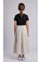 Girl's Patterned Maxi Skirt, Hijab Cotton Skirt, 7-14 Years Old - 2