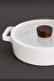 Fika Ceramic Coating Induction Shallow Pot 26 cm - White - 6