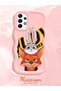 Samsung Galaxy A73 Compatible Case Camera Protector Pink Silicone Couple Phone Case Rabbit Pattern - 2