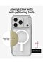 Crystal Palace Case for iPhone 17 Pro - Clear, Drop Protection (13ft/4m), ClearGuard Anti‑Yellowing & Scratch‑Resistant, MagSafe & Wireless Charging Compatible - 3
