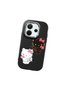 Redmi Note 14 4g Compatible Case with Camera Protector Black Silicone Couple Phone Case with Kitty Pattern - 3