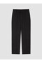 Black Elastic Waist Women's Trousers - 5