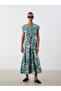 Original V-Neck Floral Dress