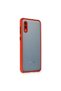 Samsung Galaxy A02 Case Miami Transparent Silicone - Red - 2