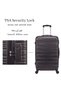 4-Piece ABS Hard Shell Luggage Set 20/24/28/32 Inch, TSA Lock, 360° Silent Spinner Wheels, Durable Unisex Suitcase for Business Student Family Trip, Stylish Travel Suitcase - 4