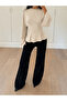 Women's Waist-Slit Flounce Long Sleeve Blouse 223 - 4