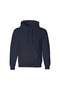 Men's long sleeve hooded basic sweatshirt hoodie - navy blue - 3