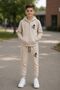 Armikids School Fashion Printed Zippered Tracksuit Set