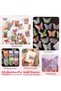 50PCS 3D Butterfly Wall Decals Stickers for Kids Nursery Room Decor, Removable DIY Wall Art, Cute Fairy Butterflies for Birthday Cake & Wedding Party, Scrapbooking & Home Decorations - Mixed Colors - 4