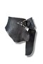 Women's Asymmetrical Cut Black Genuine Leather Belt - Chanterelle Handmade Design - 6