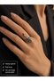 Silver Color Adjustable Women's Ring with Electric Guitar Figure for Rock Music Enthusiasts - Gift
