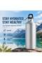 600ml Large Capacity Stainless Steel Sports Water Bottle – Vacuum Insulated Thermal Flask, Double Wall Leakproof Travel Mug, Portable Reusable for Gym, Office, Camping, Hiking & Outdoor A - 4