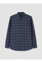 Yellow Regular Fit Plaid Men's Shirt - 4