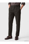 Özmarka New Season Brown Regular Fit Pleated Men's Trousers - 2