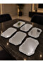 Luxury 6-Piece Silver Royal Model Stainless Steel Serving, Promise, Engagement, Tea, Coffee Presentation Tray