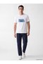 Peak New Season White Crew Neck Printed Men's T-Shirt - 2