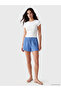 Lcw Vision Women's Elastic Waist Textured Shorts