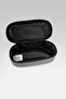 Large Volume Organizer Box Pen Holder |   Imperteks Fabric Gray Pencil Case with Pen Compartment and Zippered Inner Pocket 30104 - 5