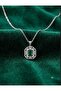 Necklace Green Stone Model - 2