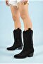 Women's Cowboy Boots Suede - 5
