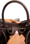 Acı Kahve Istanbul Suede Leather Bag 7987 - 5