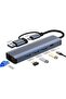 USB-C Hub 5 port Adapter: 3* USB 3.0 & 1*USB-C & 1*Ethernet Gigabit Network RJ45 LAN Port - Fast Con