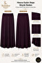 Hesna Women's Neşe Large Size 8-Piece Sandy Skirt, Stone Detailed, Unlined, Elastic Waist, Comfortable Cut, Summer Wear - 5