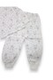 Girl's 2-3-4-5-6 Years Old Snap Fastener Long Sleeve 100% Cotton Rabbit Printed Pajama Set - 6