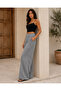 Women's High Waist Double-Breasted Detailed Wide-Leg Trousers - 4