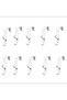 10-piece double door hook, back door hook, rear door hook, hook