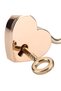 Two sets of heart-shaped padlocks and master key metal locks, suitable for suitcases, diaries, books, and jewelry boxes. - 2