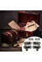20-piece bronze hook lock, ambidextrous, wooden box clasp, metal horn lock, with screws, suitable for jewelry boxes, wine boxes. - 4