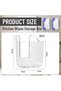 Two-piece wall-mounted wet wipes and paper towel holder set - suitable for kitchens, bathrooms, and toilets. - 4