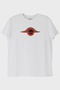 Karadelik Printed Space Themed White T-Shirt