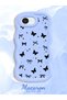 iPhone 16E/17E Compatible Slim Butterfly Bow Printed Soft Structure Daily Use Phone Case